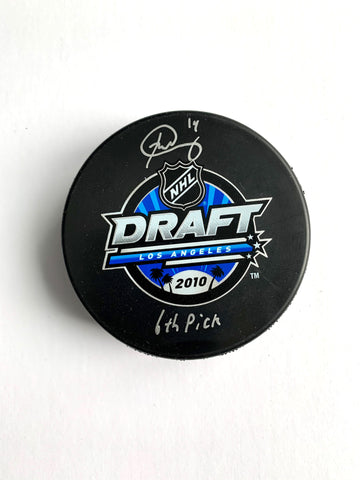 Brett Connoly Autographed 2010 Draft Puck 6th pick