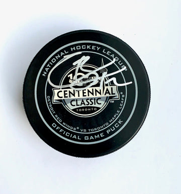 Connor Brown Toronto Maple Leafs Centennial Classic Autographed Puck