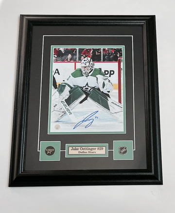 Jake Oettinger Dallas Stars Autographed Framed