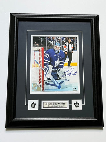 Joseph Woll Toronto Maple Leafs Autographed Framed