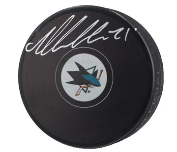 Macklin Celebrini Autographed San Jose Sharks Puck