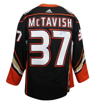 Mason McTavish Anahiem Ducks Autographed Adidas Authentic Jersey