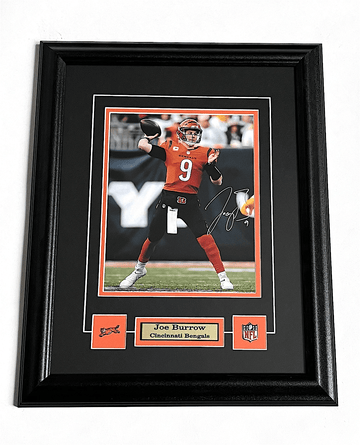 Joe Burrows Cincinnati Bengals Autographed Framed