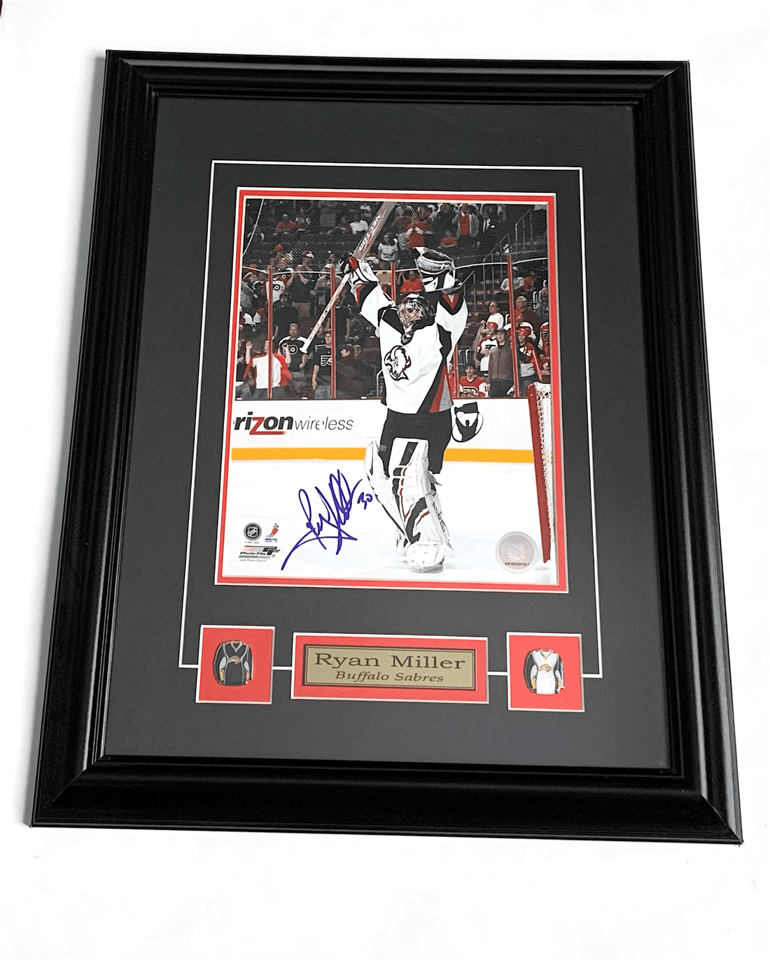 Ryan Miller Buffalo Sabres Autographed Framed