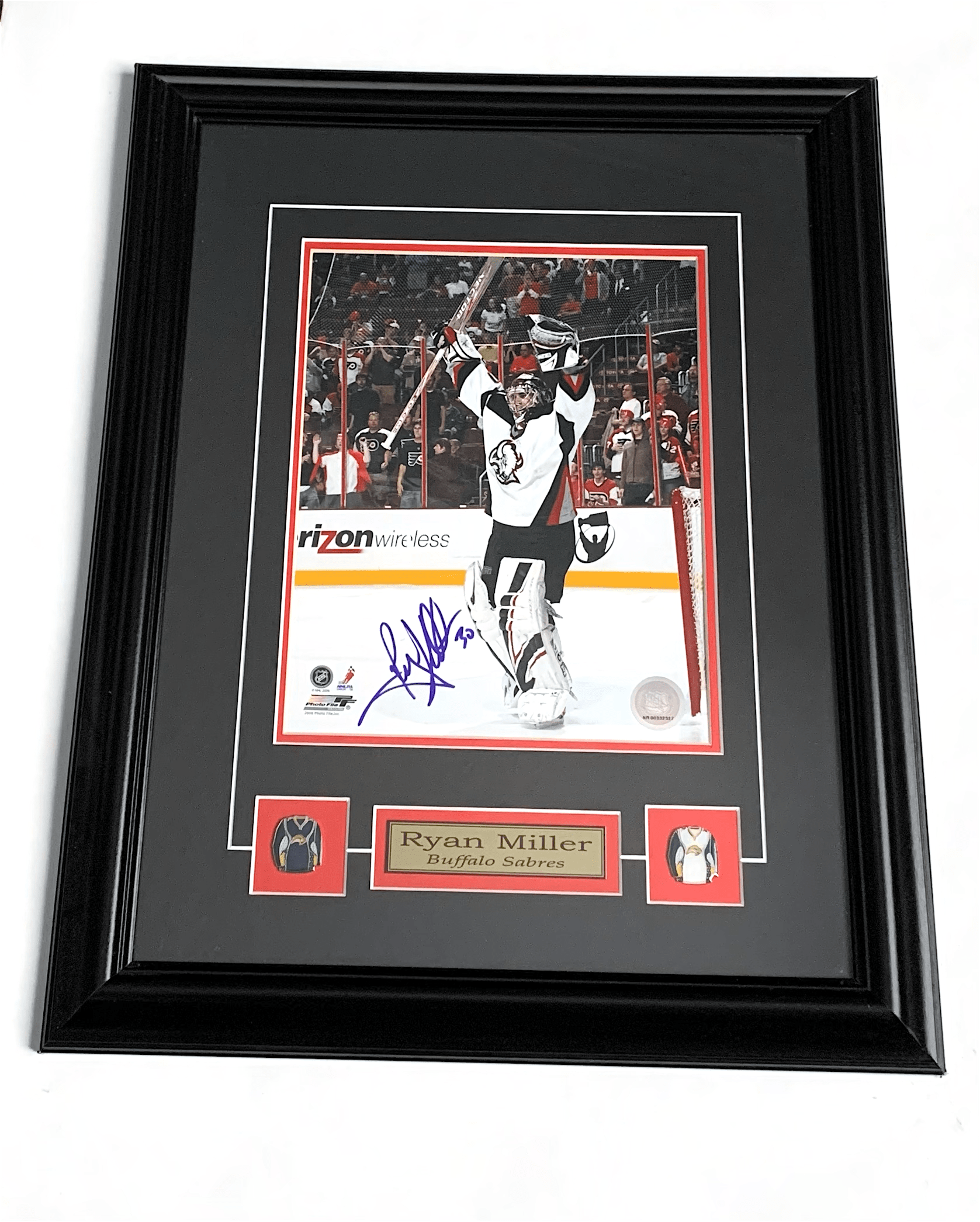 Ryan Miller Buffalo Sabres Autographed Framed