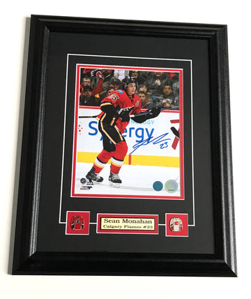 Sean Monahan Calgary Flames Autographed Framed