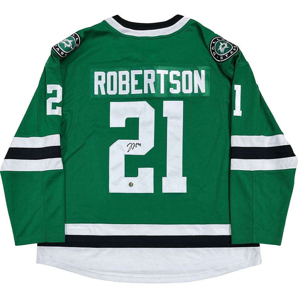 Jason Robertson Dallas stars autographed pro jersey