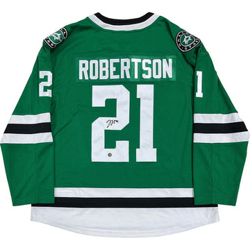 Jason Robertson Dallas stars autographed pro jersey