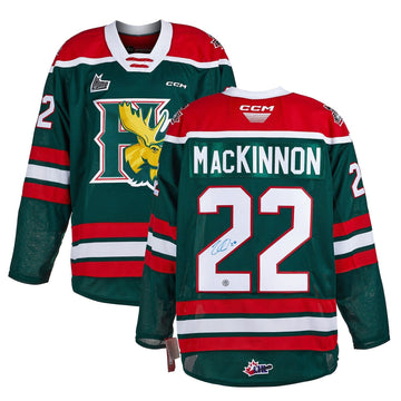 Nathan McKinnon Halifax Mooseheads Autographed Jersey