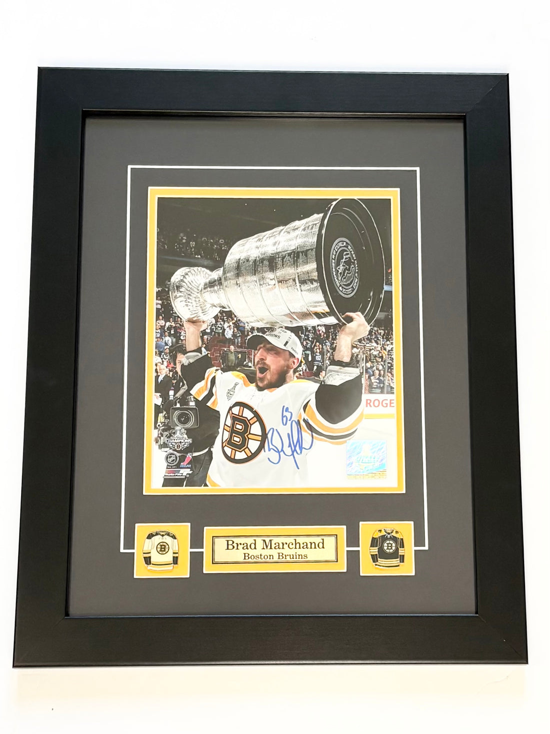 Brad Marchand Boston Bruins Autographed Framed Stanley Cup Champions 