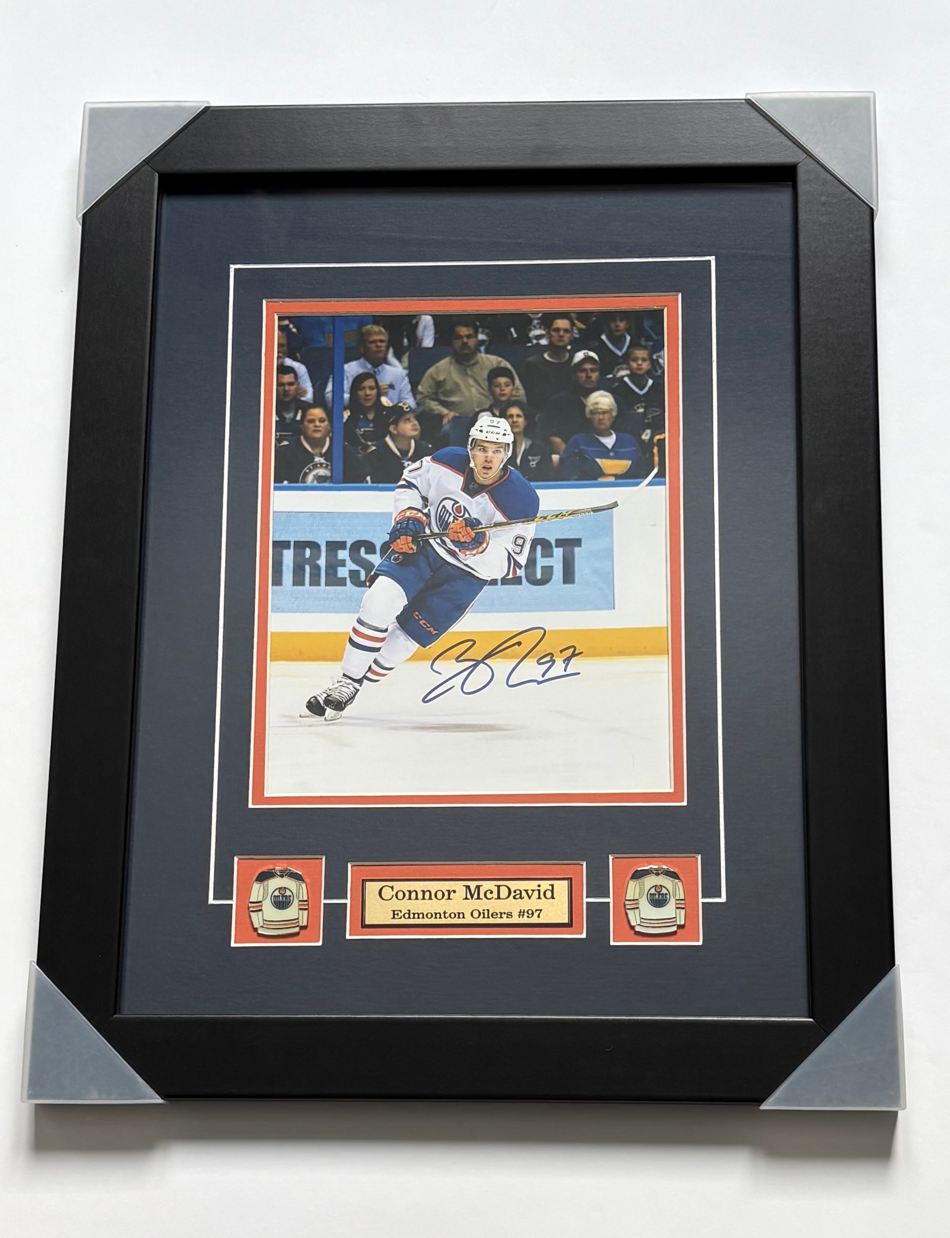 Autographed Framed Connor Mcdavid Edmonton Oilers