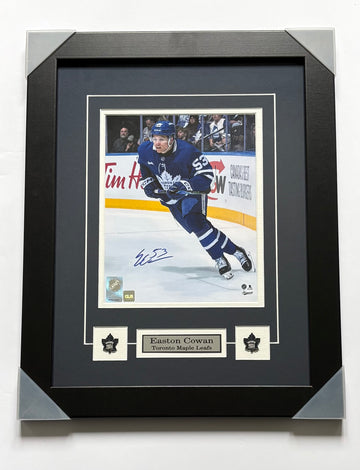 Toronto Maple Leafs Autographed Easton Cowan Framed