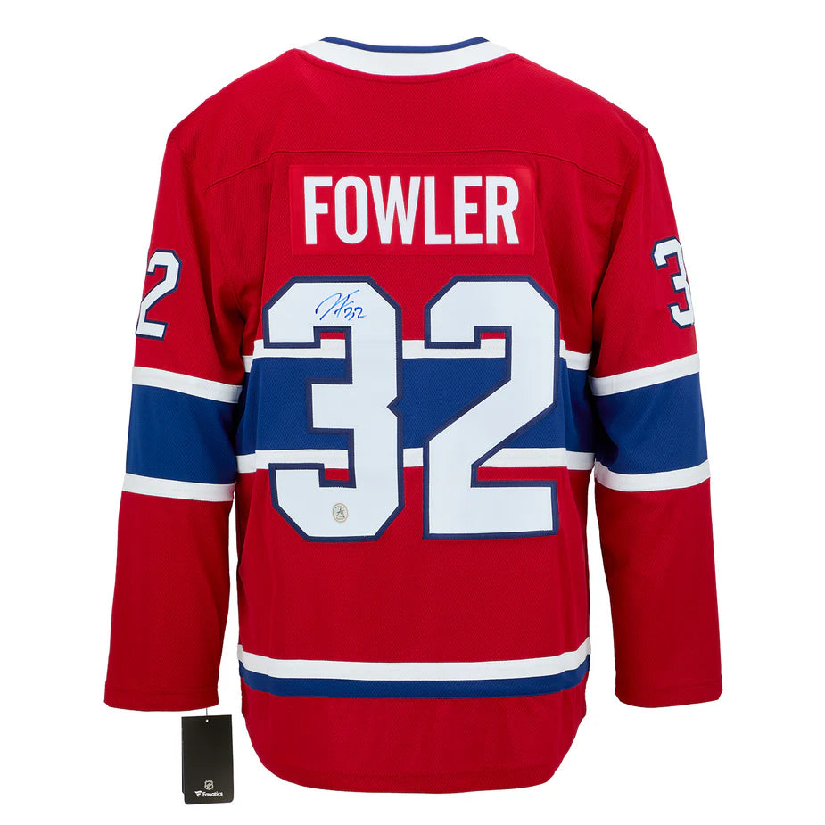 Autographed Jacob Fowler Montreal Canadiens Fanatics Breakaway Jersey