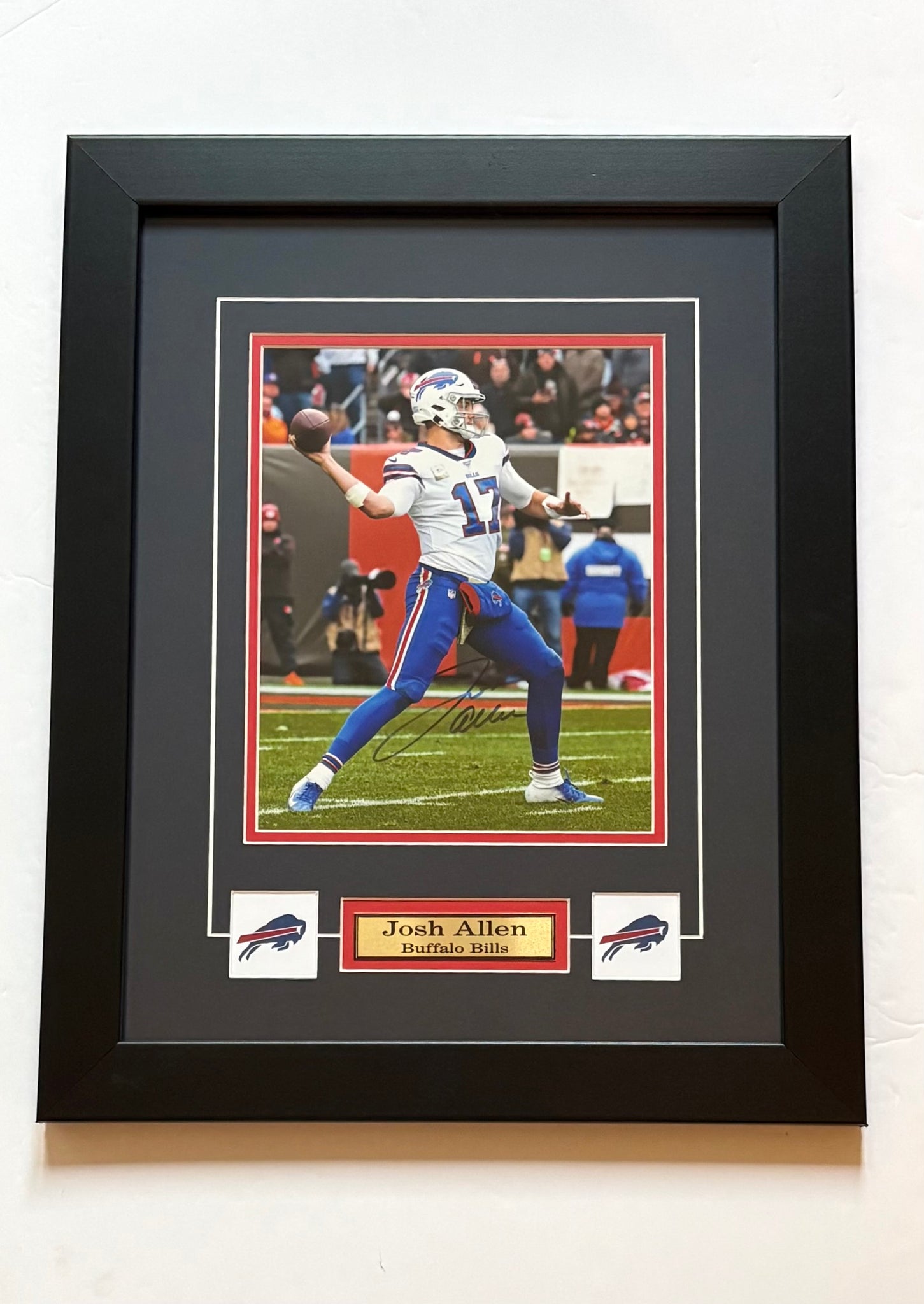 Josh Allen Buffalo Bills Signed Framed COA