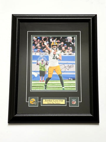 Jordan Love. Greenbay Packers Autographed Framed