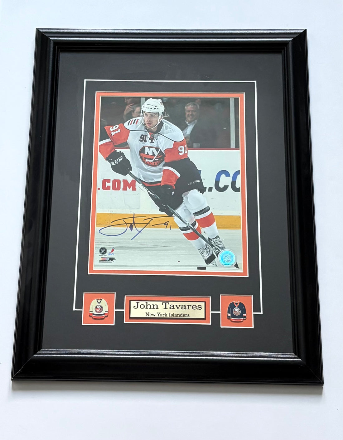 Autographed Framed Authentic John Tavares New York Islanders COA