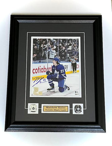 Matthew Knies Toronto Maple Leafs Autographed Framed