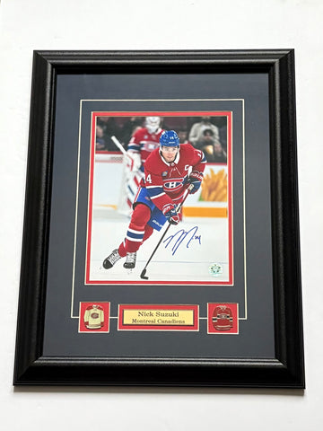 Nick Sukuki Montreal Canadiens Autographed Framed