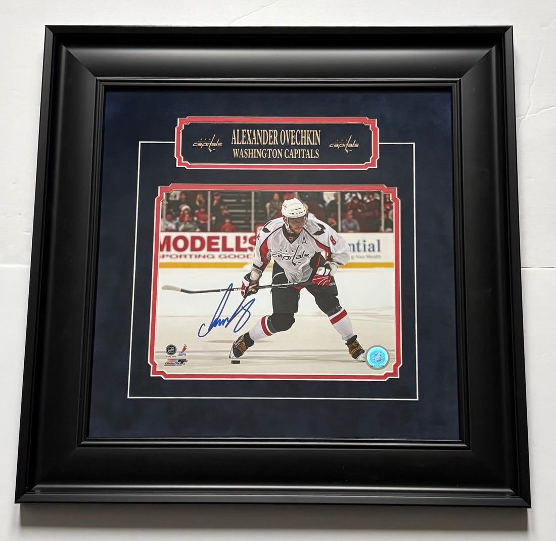 Authentic Autographed Alexander Ovechkin Washington Capitals Allstar Framed