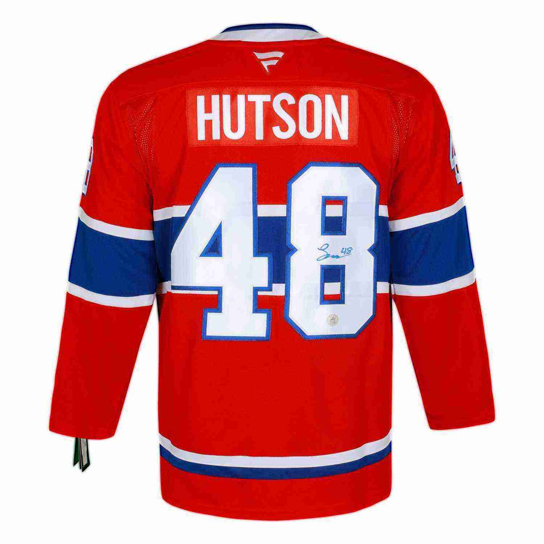 Lane Hutson Montreal Canadiens autographed fanatics premier jersey