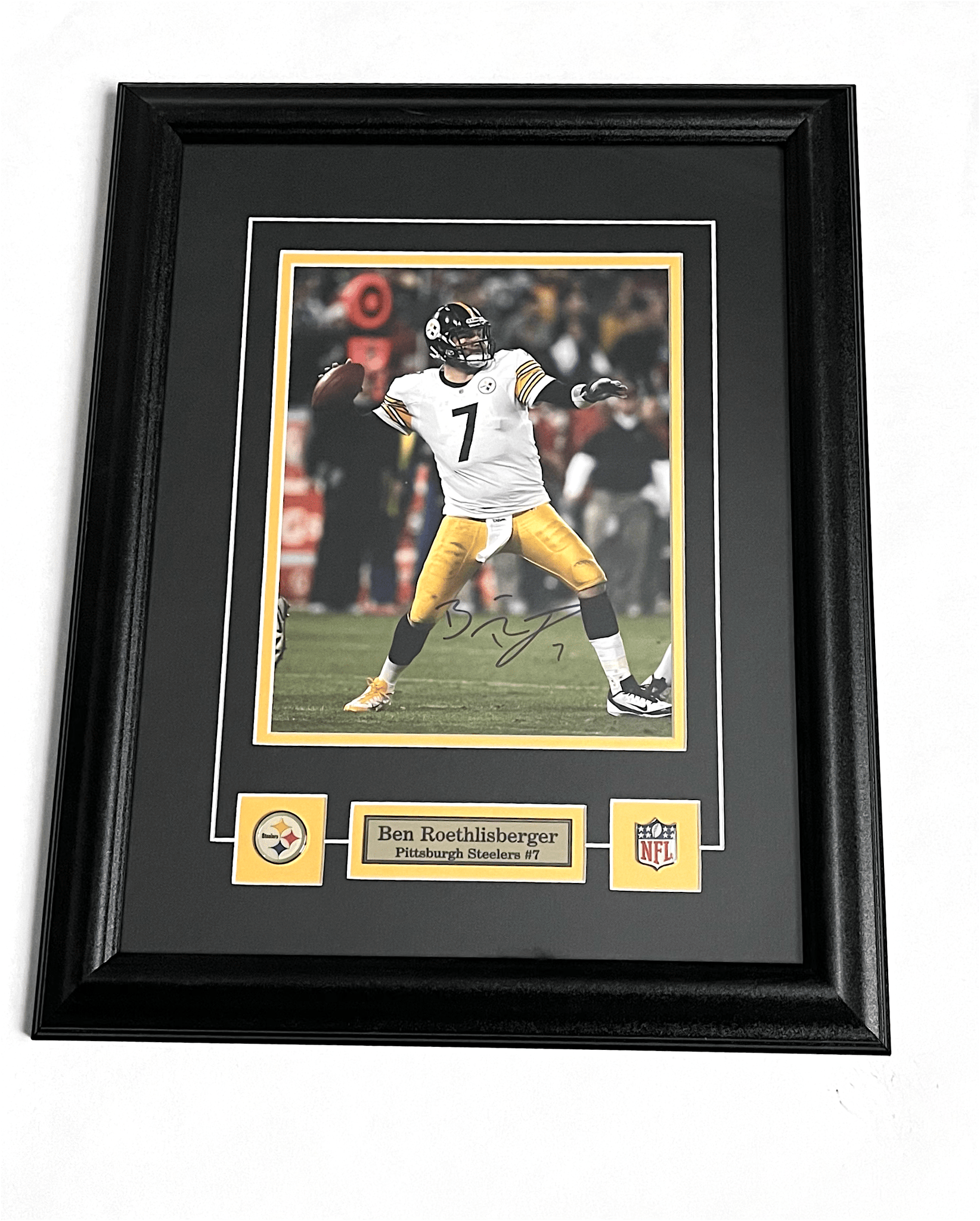 Ben Roethlisberger Pittsburgh Steelers Autographed Framed